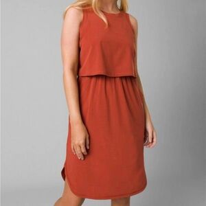 Sleeveless Rust Dress